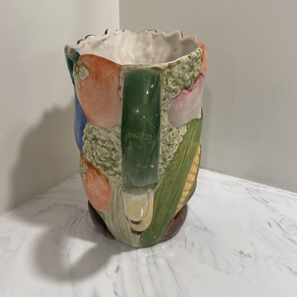 Fitz and Floyd Vegetable Garden pitcher from the 1986 collection. - Picture 4 of 6